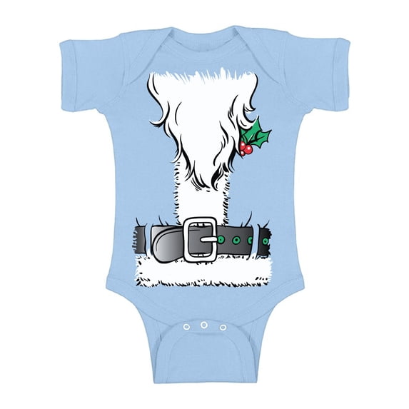 Awkward Styles Xmas Baby Outfit Bodysuit Beard Christmas Santa Baby Romper