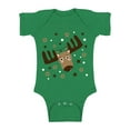 thumbnail image 1 of Awkward Styles Xmas Baby Outfit Bodysuit Brown Christmas Deer Romper, 1 of 4