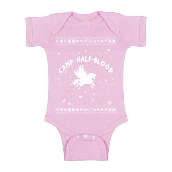 Awkward Styles Xmas Baby Outfit Bodysuit Christmas Camp Half-Blood Romper