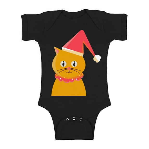 Awkward Styles Xmas Baby Outfit Bodysuit Christmas Cat Romper