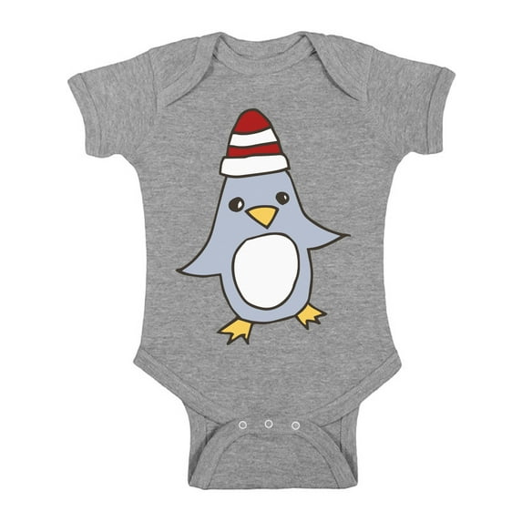 Awkward Styles Xmas Baby Outfit Bodysuit Christmas Penguin Cartoon Romper