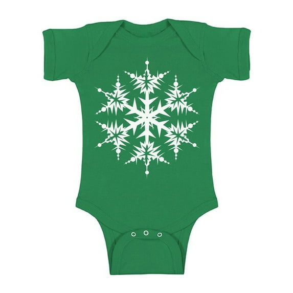 Awkward Styles Xmas Baby Outfit Bodysuit Christmas Snowflake Romper