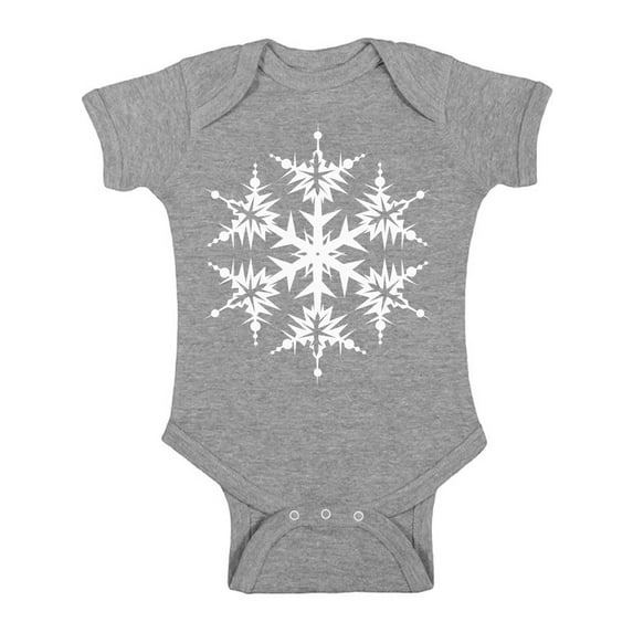 Awkward Styles Xmas Baby Outfit Bodysuit Christmas Snowflake Romper