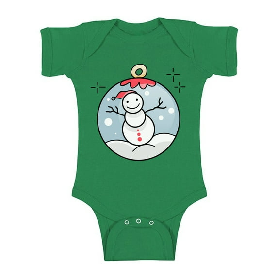 Awkward Styles Xmas Baby Outfit Bodysuit Christmas Snowman Romper