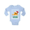 thumbnail image 1 of Awkward Styles Xmas Baby Outfit Bodysuit Cute Christmas Shark Baby Romper, 1 of 4