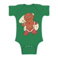 thumbnail image 1 of Awkward Styles Xmas Baby Outfit Bodysuit Funny Christmas Gingerbread Romper, 1 of 4