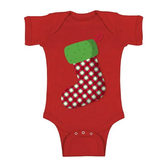 Awkward Styles Xmas Baby Outfit Bodysuit Funny Christmas Stocking Romper