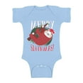 thumbnail image 1 of Awkward Styles Xmas Baby Outfit Bodysuit Merry Slothmas Christmas Romper, 1 of 4