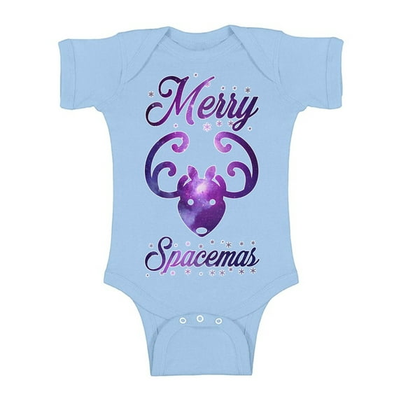 Awkward Styles Xmas Baby Outfit Bodysuit Merry Spacemas Christmas Romper