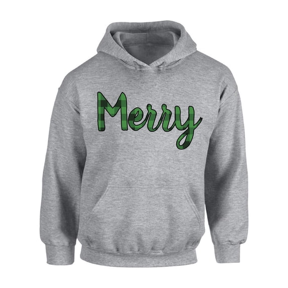 Awkward Styles Xmas Hoodie Christmas Merry Plaid Hooded Sweatshirt