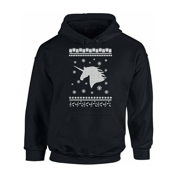 Awkward Styles Xmas Hoodie Christmas Unicorn Hooded Sweatshirt