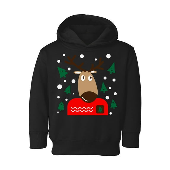 Awkward Styles Xmas Hoodie for Girls Boys Toddler Adorable Christmas Deer Sweatshirt