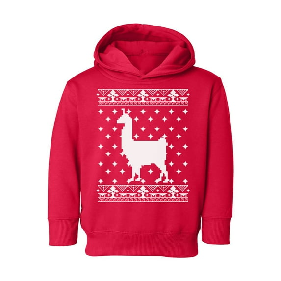 Awkward Styles Xmas Hoodie for Girls Boys Toddler Christmas Llama Sweatshirt