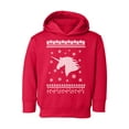 thumbnail image 1 of Awkward Styles Xmas Hoodie for Girls Boys Toddler White Christmas Unicorn Sweatshirt, 1 of 4