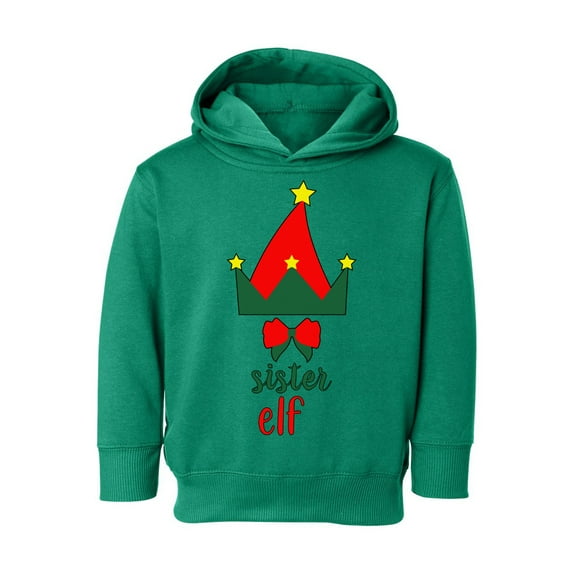 Awkward Styles Xmas Hoodie for Girls Toddler Christmas Sister Elf Sweatshirt