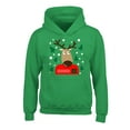 thumbnail image 1 of Awkward Styles Xmas Hoodies for Kids Youth Adorable Christmas Deer Sweatshirt, 1 of 4
