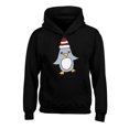 thumbnail image 1 of Awkward Styles Xmas Hoodies for Kids Youth Christmas Penguin Cartoon Sweatshirt, 1 of 4