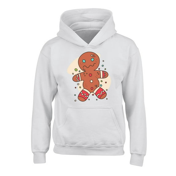 Awkward Styles Xmas Hoodies for Kids Youth Funny Christmas Gingerbread Sweatshirt