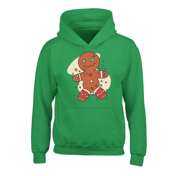 Awkward Styles Xmas Hoodies for Kids Youth Funny Christmas Gingerbread Sweatshirt