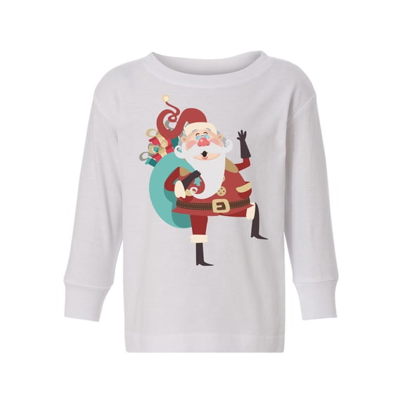 Awkward Styles Xmas Long Sleeve Shirt for Boys Girls Toddler Christmas Cartoon Shirt