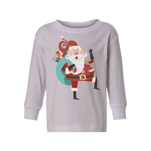 Awkward Styles Xmas Long Sleeve Shirt for Boys Girls Toddler Christmas Cartoon Shirt