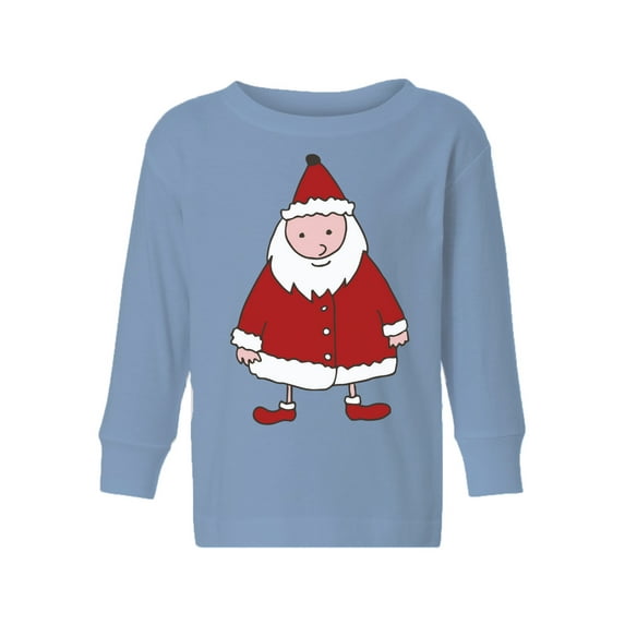 Awkward Styles Xmas Long Sleeve Shirt for Boys Girls Toddler Christmas Santa Claus Shirt