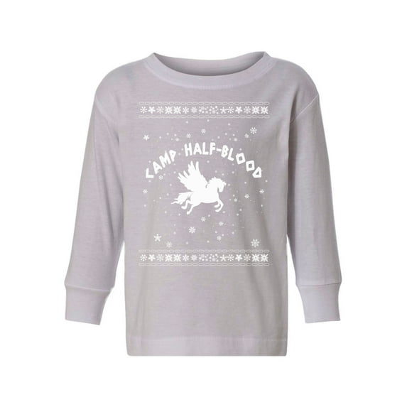 Awkward Styles Xmas Long Sleeve Shirt for Girls Boys Christmas Camp Half-Blood Shirt