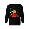thumbnail image 1 of Awkward Styles Xmas Long Sleeve Shirt for Girls Boys Toddler Adorable Christmas Deer Shirt, 1 of 4