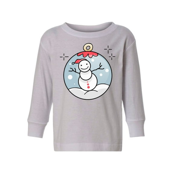 Awkward Styles Xmas Long Sleeve Shirt for Girls Boys Toddler Christmas Snowman Shirt