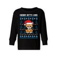 thumbnail image 1 of Awkward Styles Xmas Long Sleeve Shirt for Girls Boys Toddler Merry Christmas Kittymas Shirt, 1 of 4