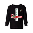 thumbnail image 1 of Awkward Styles Xmas Long Sleeve Shirt for Girls Boys Toddler Santa Claus Christmas Sweets Shirt, 1 of 4