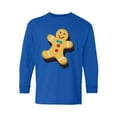thumbnail image 1 of Awkward Styles Xmas Long Sleeve Shirt for Kids Youth Boys Girls Christmas Gingerbread Shirt, 1 of 4