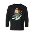 thumbnail image 1 of Awkward Styles Ugly Xmas Long Sleeve Shirt for Kids Youth Boys Girls Christmas Penguin Shirt, 1 of 4