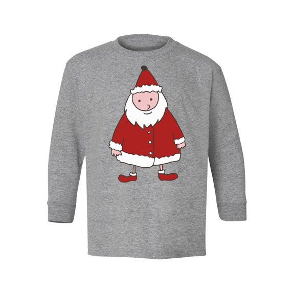 Awkward Styles Xmas Long Sleeve Shirt for Kids Youth Boys Girls Christmas Santa Claus Shirt