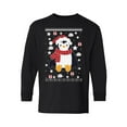 thumbnail image 1 of Awkward Styles Xmas Long Sleeve Shirt for Kids Youth Boys Girls Penguin Christmas Pattern Shirt, 1 of 4