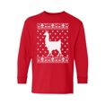 thumbnail image 1 of Awkward Styles Xmas Long Sleeve Shirt for Kids Youth Girls Boys Christmas Llama Shirt, 1 of 4