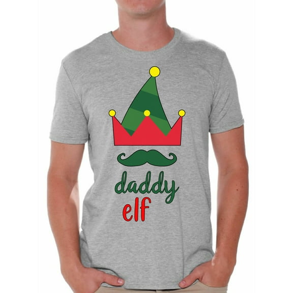 Awkward Styles Xmas Shirts for Men Christmas Elf Daddy T-Shirt
