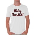 thumbnail image 1 of Awkward Styles Ugly Xmas Shirts for Men Christmas Feliz Navidad Plaid T-Shirt, 1 of 4