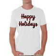 thumbnail image 1 of Awkward Styles Ugly Xmas Shirts for Men Christmas Happy Holidays Plaid T-Shirt, 1 of 4