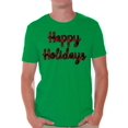 thumbnail image 1 of Awkward Styles Ugly Xmas Shirts for Men Christmas Happy Holidays Plaid T-Shirt, 1 of 4