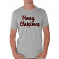 thumbnail image 1 of Awkward Styles Ugly Xmas Shirts for Men Merry Christmas Plaid T-Shirt, 1 of 4