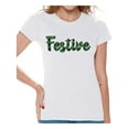 thumbnail image 1 of Awkward Styles Xmas Shirts for Women Christmas Festive Xmas Plaid T-Shirt, 1 of 4
