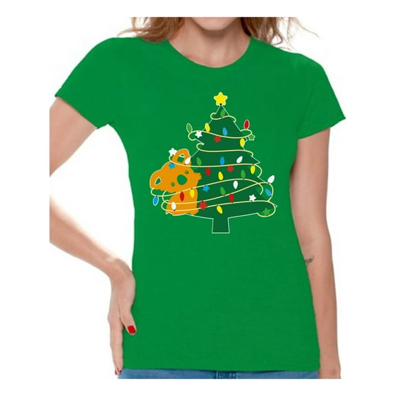 Awkward Styles Xmas Shirts for Women Christmas Koala T-Shirt