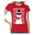 thumbnail image 1 of Awkward Styles Xmas Shirts for Women Christmas Llama T-Shirt, 1 of 4