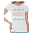 thumbnail image 1 of Awkward Styles Xmas Shirts for Women I've Been Very Naughty This Year Christmas T-Shirt, 1 of 4