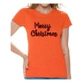 thumbnail image 1 of Awkward Styles Xmas Shirts for Women Merry Christmas Plaid T-Shirt, 1 of 4