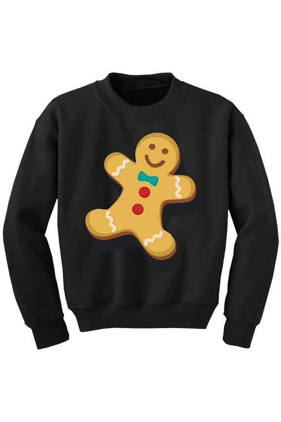 Xmas Sweater for Boys Girls Kids Youth Christmas Gingerbread Sweatshirt