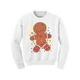 thumbnail image 1 of Awkward Styles Xmas Sweater for Boys Girls Kids Youth Funny Christmas Gingerbread Sweatshirt, 1 of 4