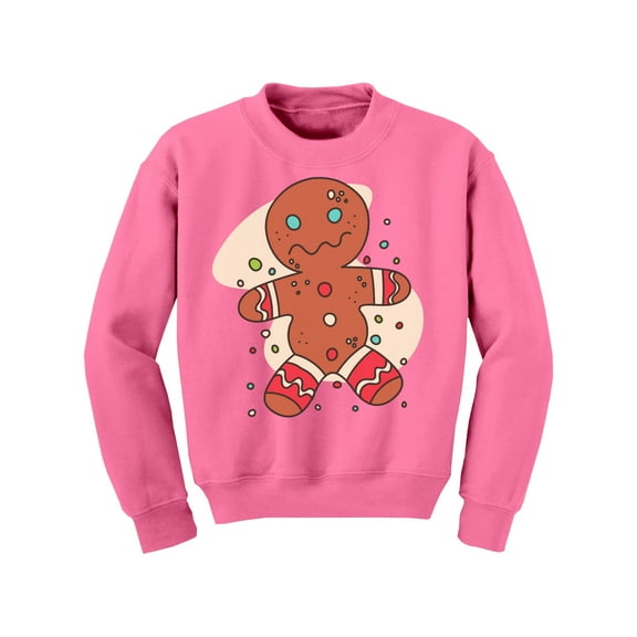 Awkward Styles Xmas Sweater for Boys Girls Kids Youth Funny Christmas Gingerbread Sweatshirt