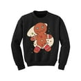 thumbnail image 1 of Awkward Styles Xmas Sweater for Boys Girls Kids Youth Funny Christmas Gingerbread Sweatshirt, 1 of 4